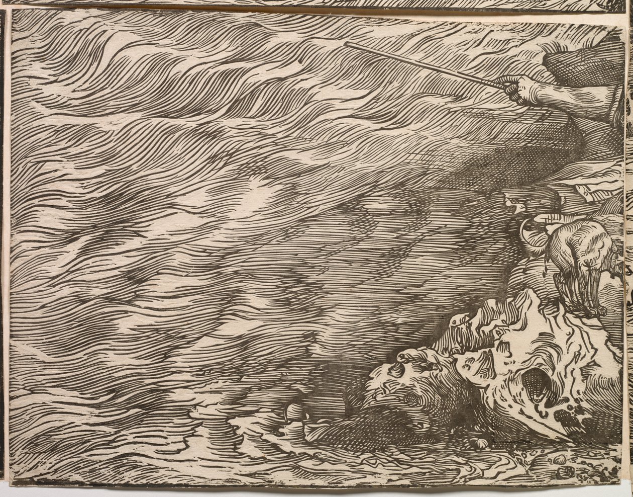 La sumersión del ejército del faraón en el Mar Rojo de Titian