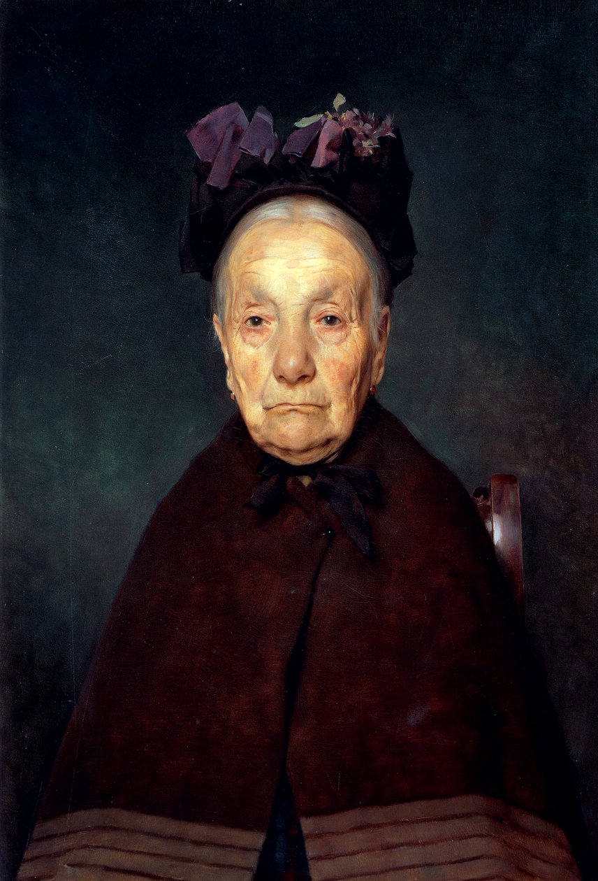 Retrato de anciana de Tito Lessi
