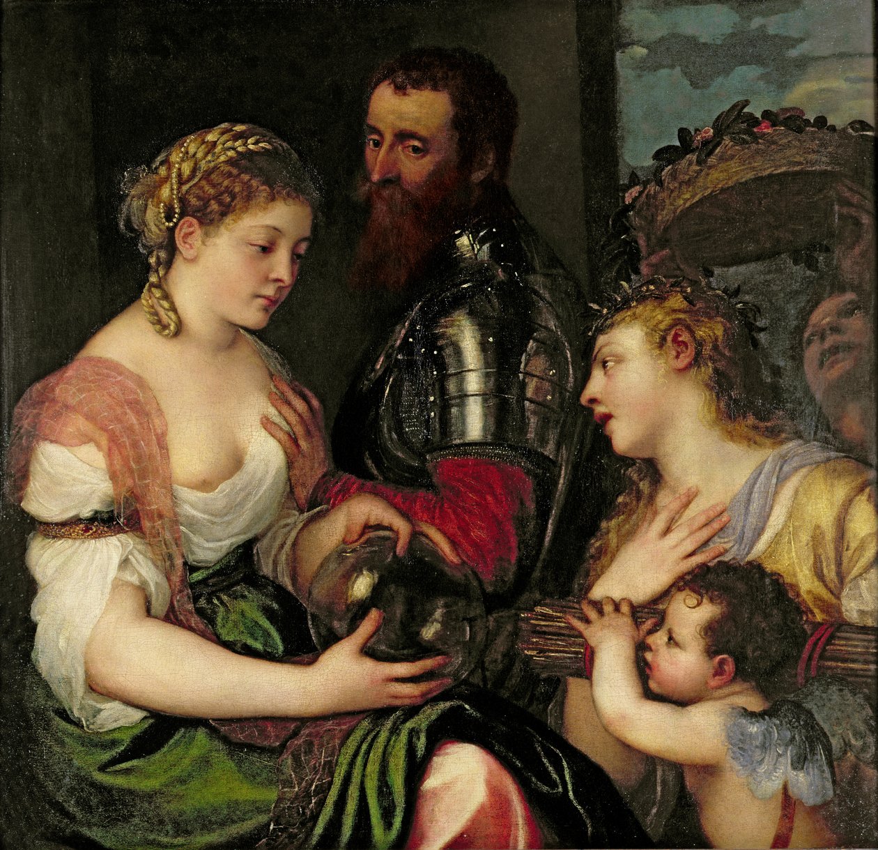 Alegoría de la vida matrimonial de Tiziano Vecelli