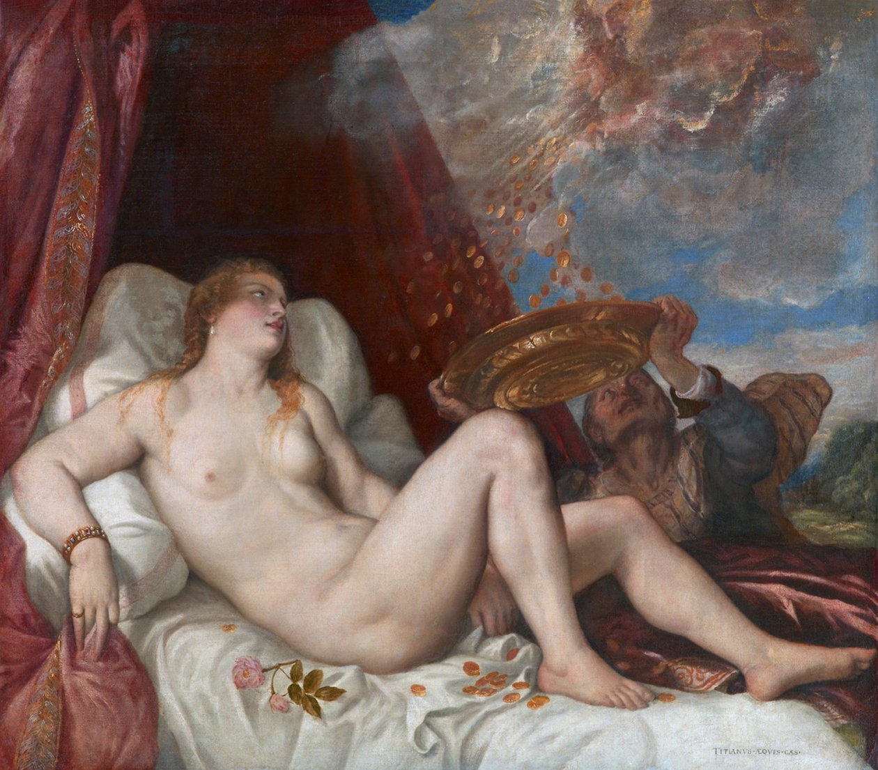 Danae de Tiziano Vecelli