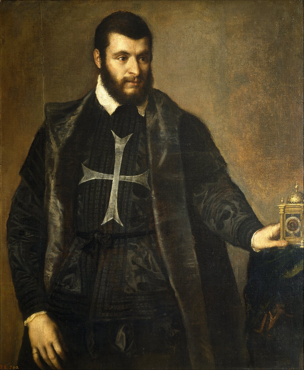 Caballero de Malta con reloj de Tiziano Vecelli