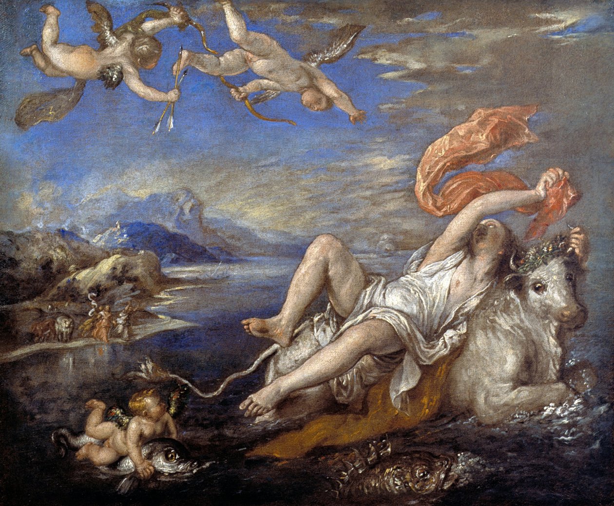 El rapto de Europa de Tiziano Vecelli
