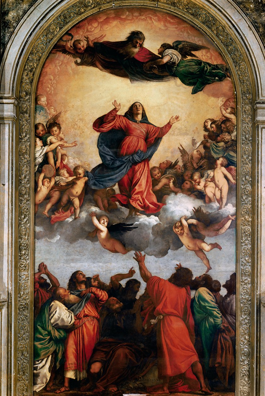 La Asunción de la Virgen de Tiziano Vecelli