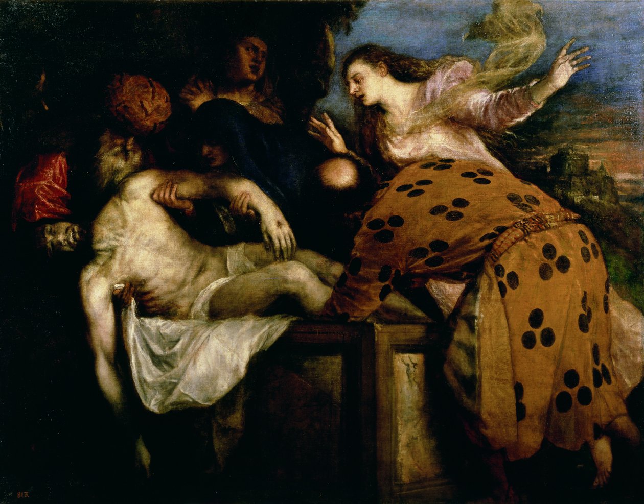 El Entierro de Cristo de Tiziano Vecelli