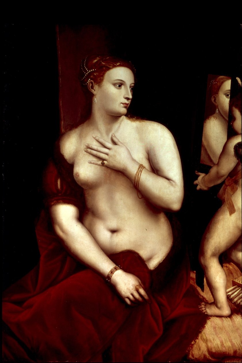 Venus frente al espejo de Tiziano Vecelli