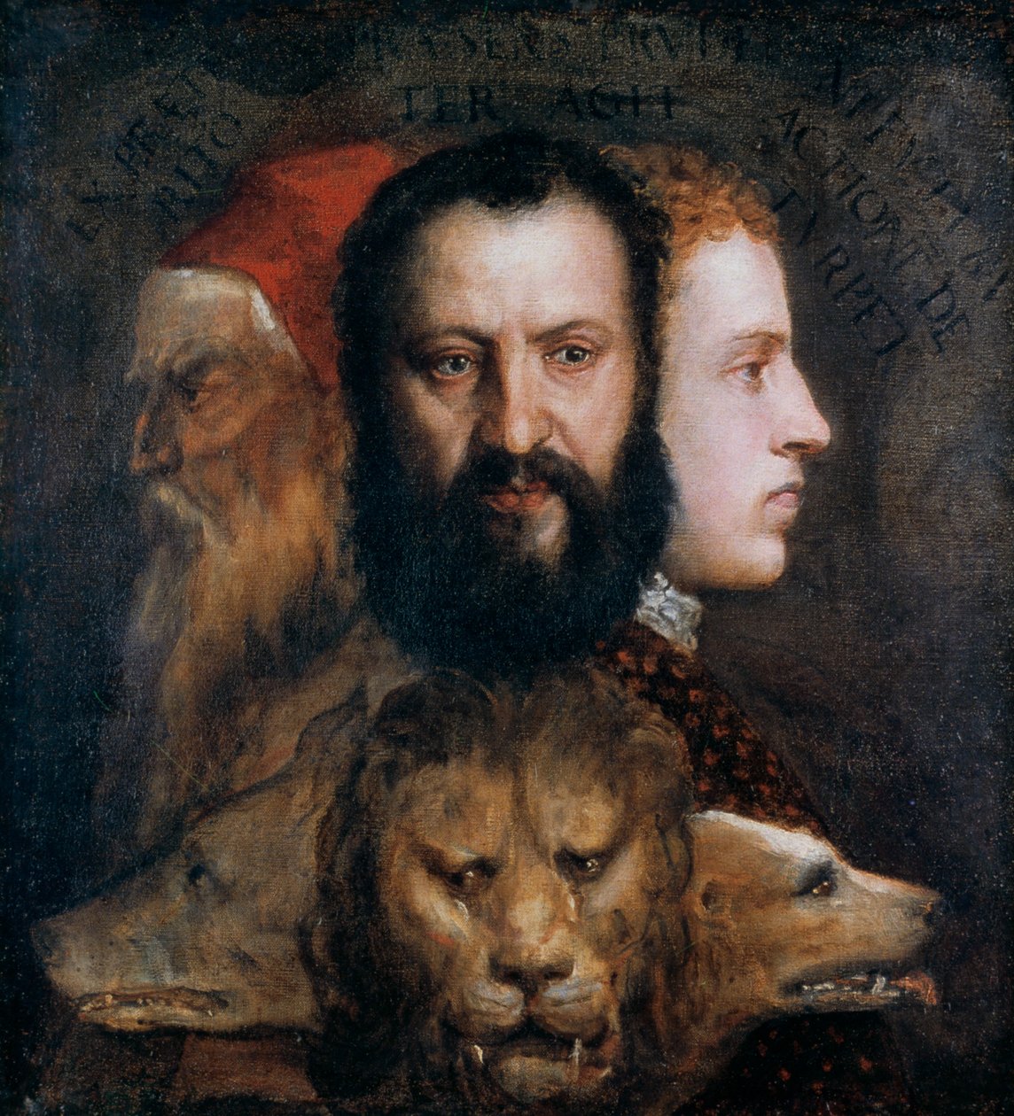 Alegoría de la Prudencia, c. 1565-1570 de Tiziano Vecelli