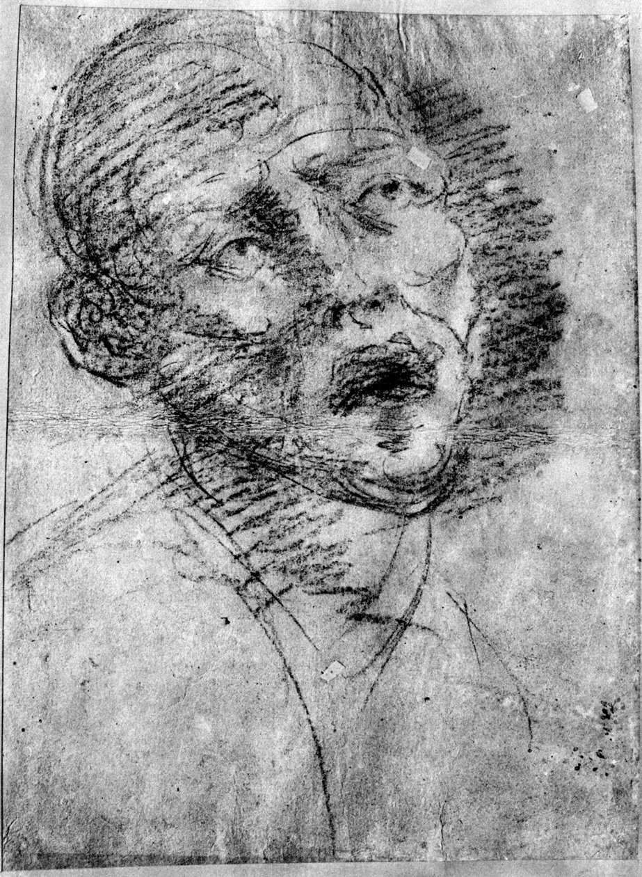 Cabeza de un moro, c1525, 1937 de Tiziano Vecelli