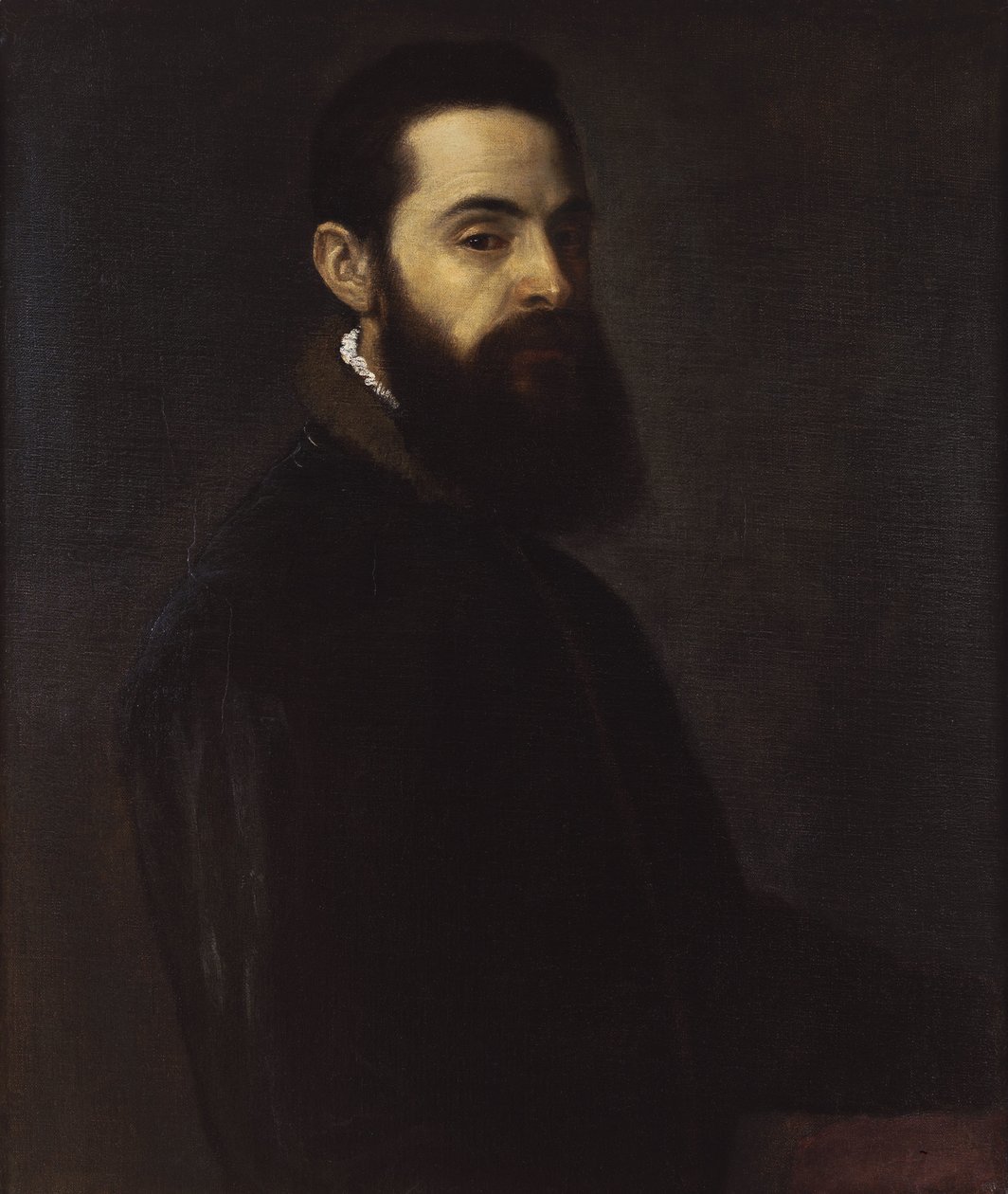 Retrato de Antonio Anselmi de Tiziano Vecelli