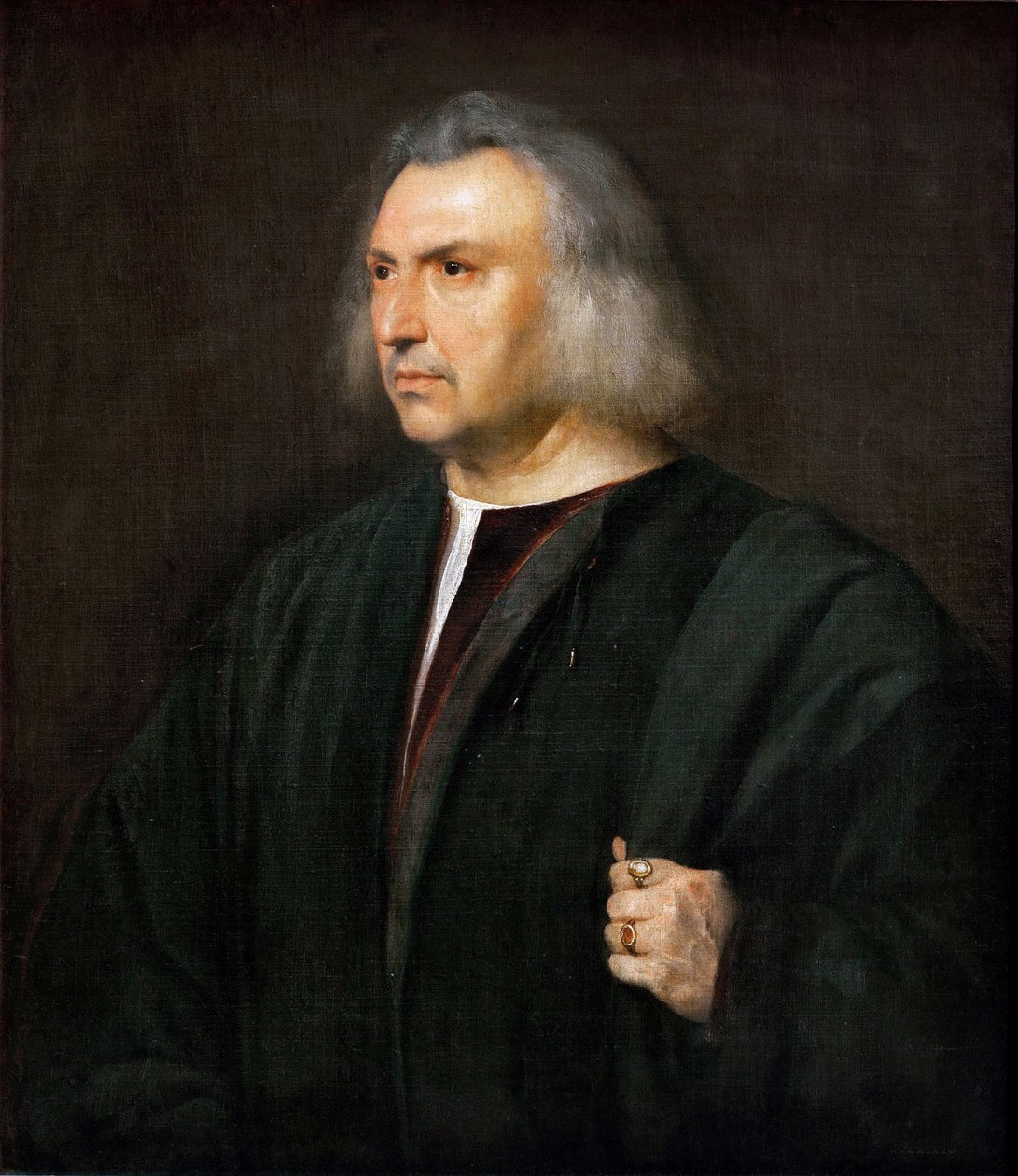 Retrato del médico Gian Giacomo Bartolotti da Parma de Tiziano Vecelli