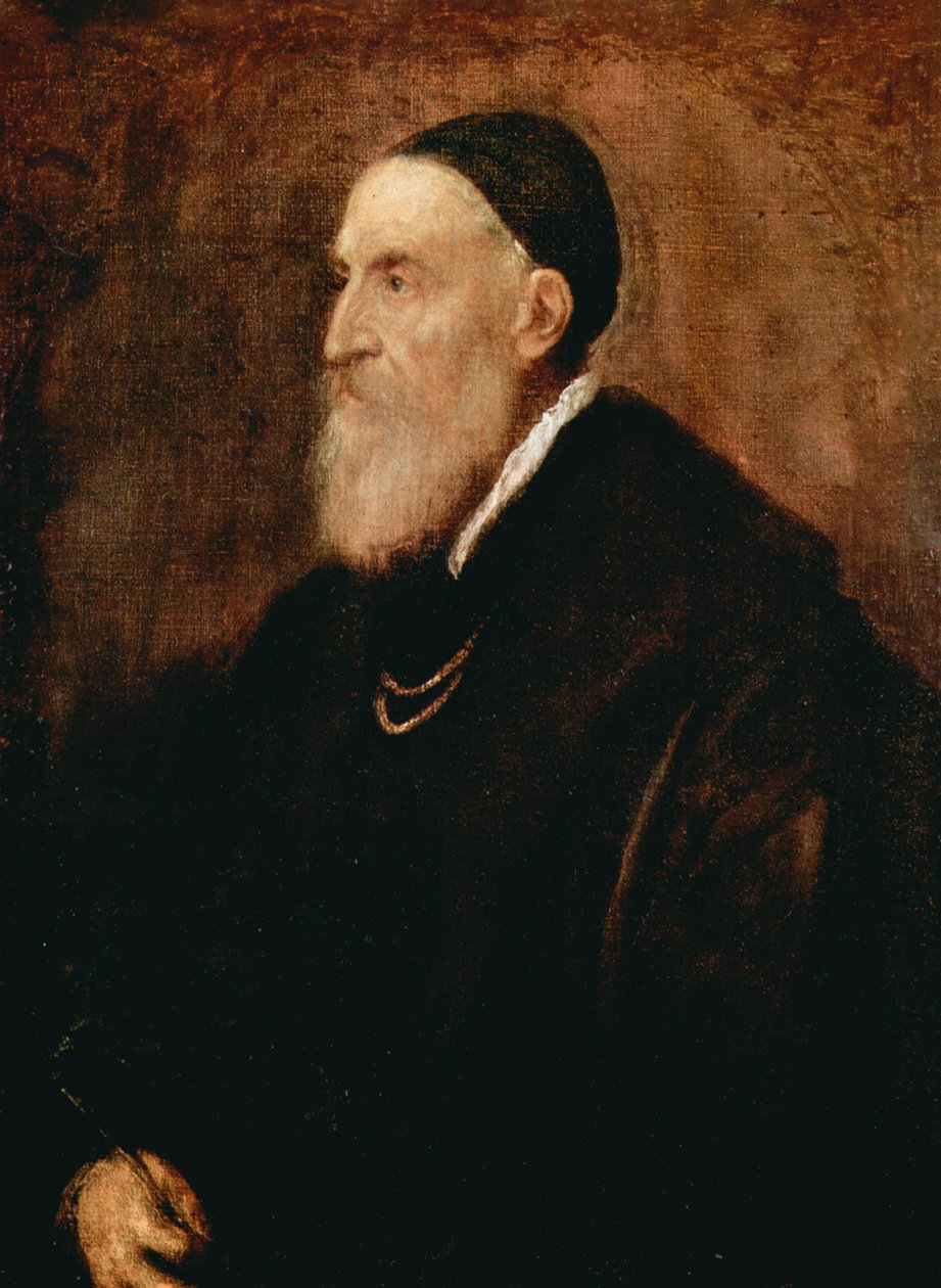 Autorretrato, c1567 de Tiziano Vecelli