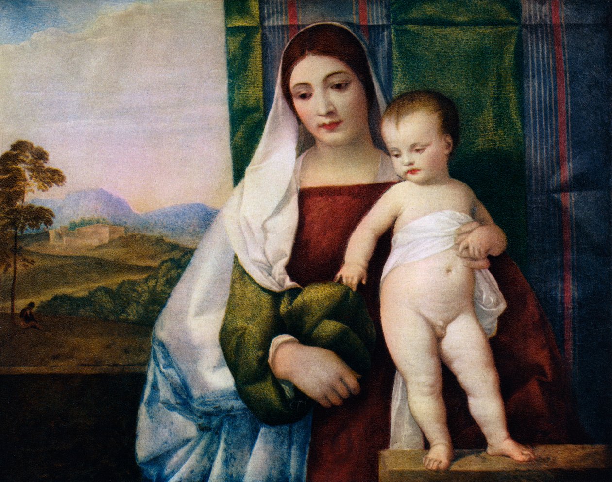 La Virgen Gitana, c1510, 1937 de Tiziano Vecelli