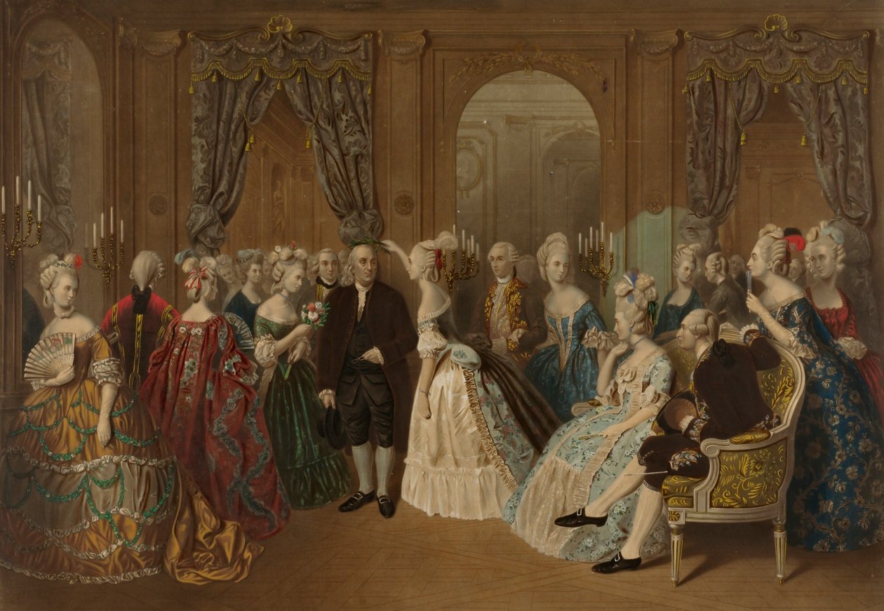 Franklin en la Corte de Francia--1778 de Todros Geller