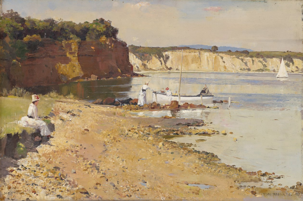 Mar dormido, Mentone de Tom Roberts