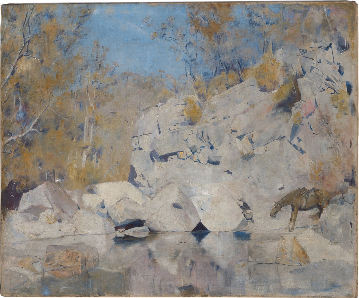 En un rincón del Macintyre, 1895 de Tom Roberts