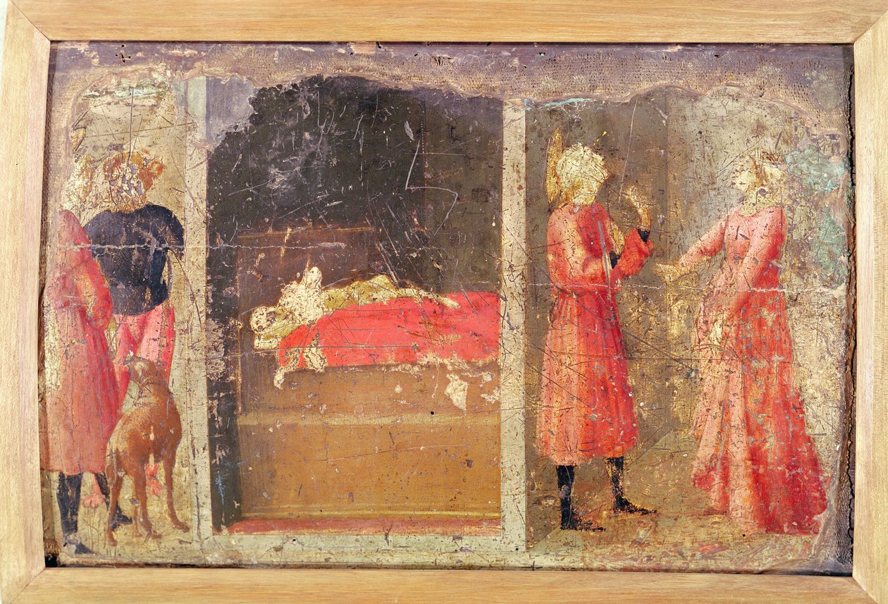 Historia de San Julián el Hospitalario de Tommaso Masaccio