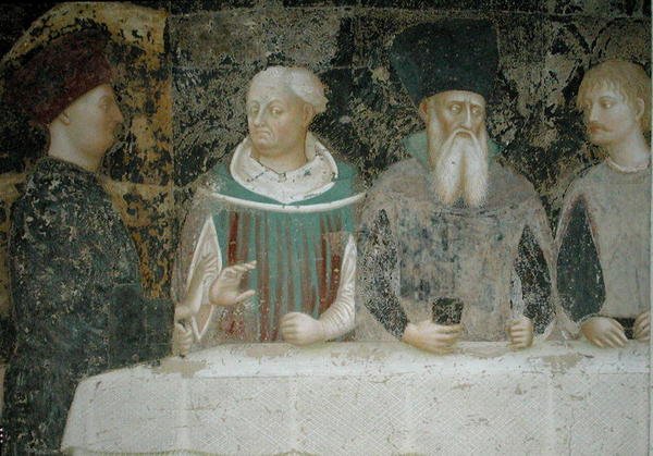 El Banquete de Herodes, del Ciclo de la Vida de San Juan Bautista de Tommaso Masolino da Panicale