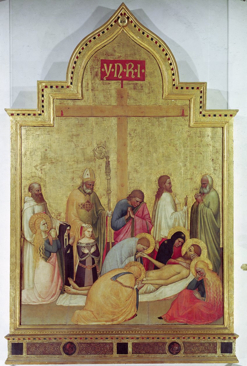 Piedad, c.1365 (temple sobre tabla) de Tommaso di Stefano Giottino
