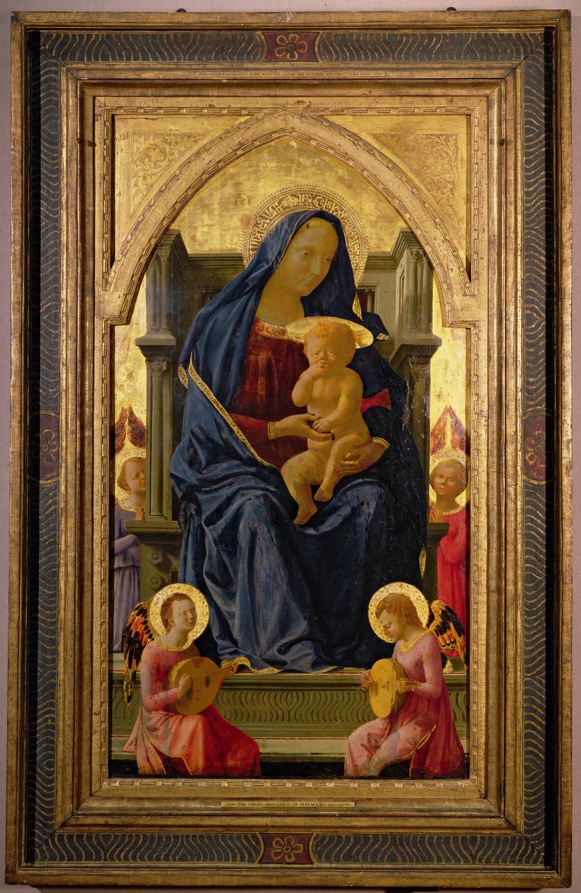 Virgen y Niño, 1426 de Tommaso Masaccio