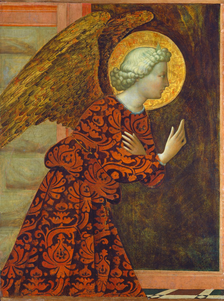 El Arcángel Gabriel, c. 1430 de Tommaso Masolino da Panicale