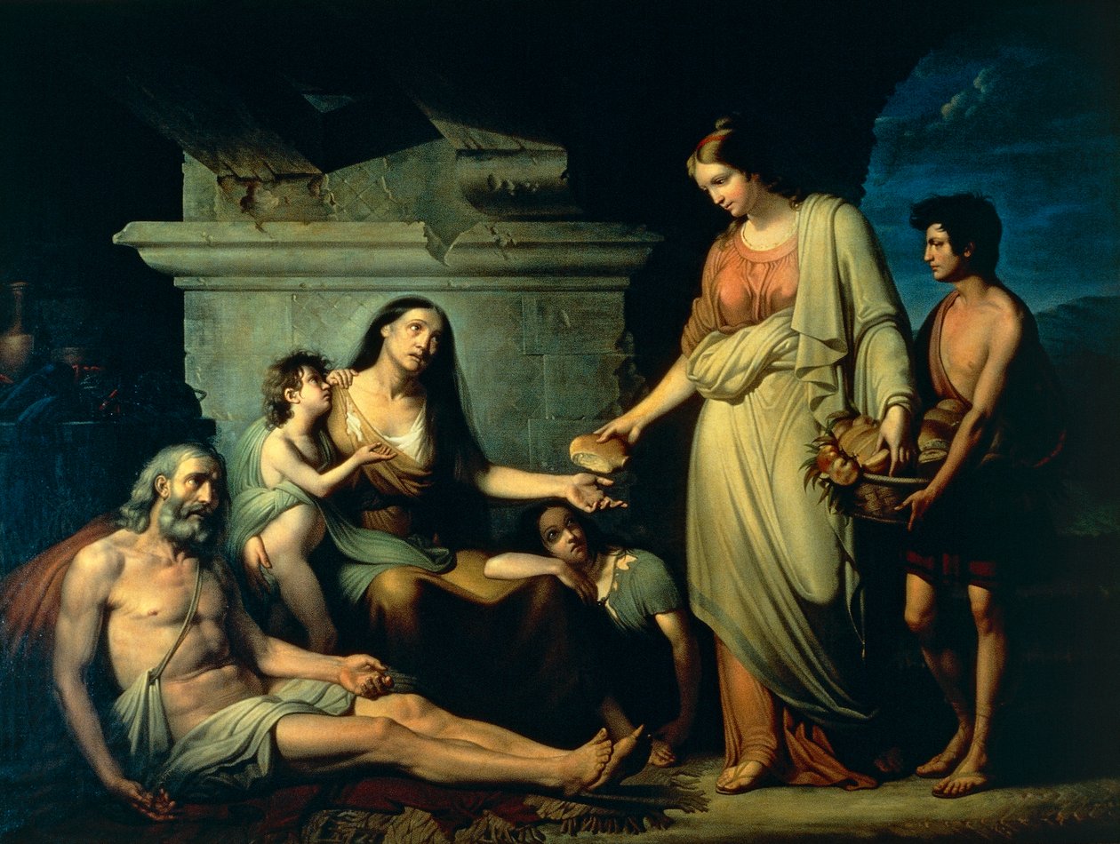 Limosna para los indigentes de Tommaso de Vivo