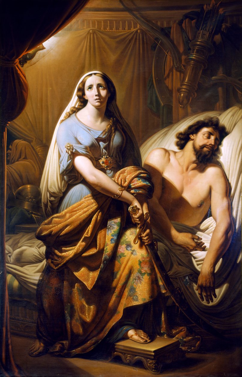 Judith cortando la cabeza de Holofernes (óleo sobre lienzo) de Tommaso de Vivo