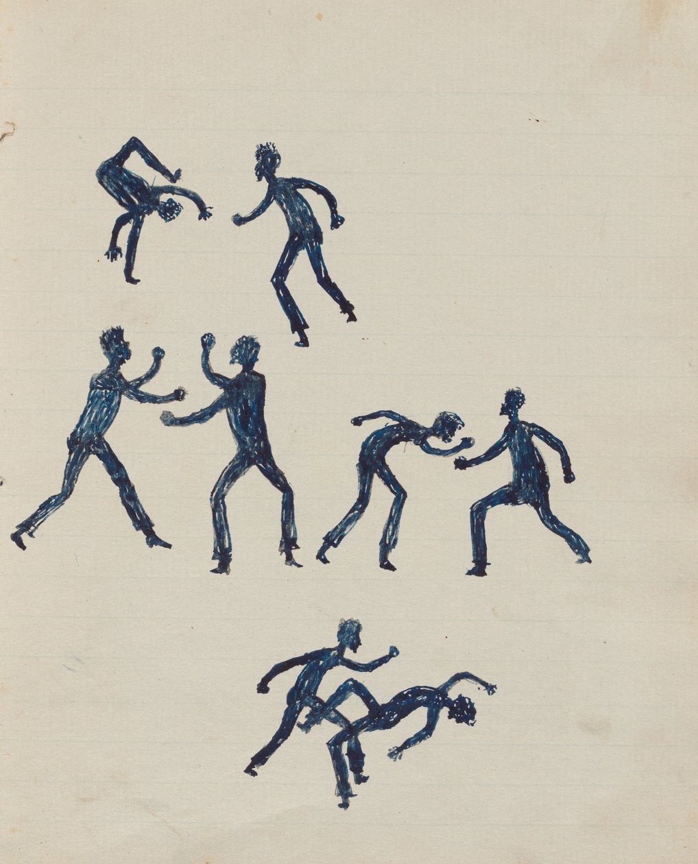Kwatkwat - Hombres boxeando de Tommy McRae