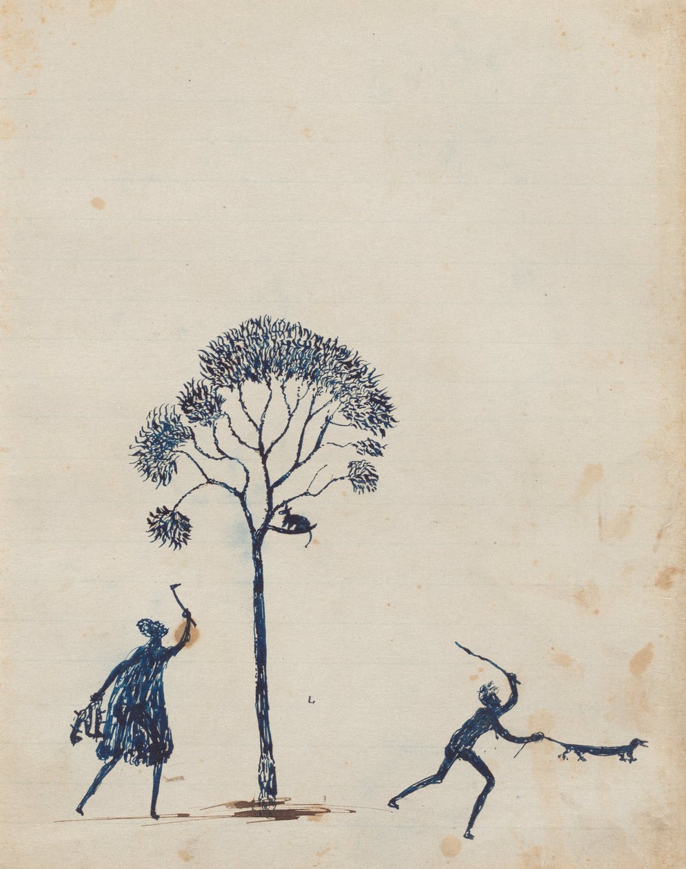 Kwatkwat - Caza de zarigüeyas y goannas de Tommy McRae
