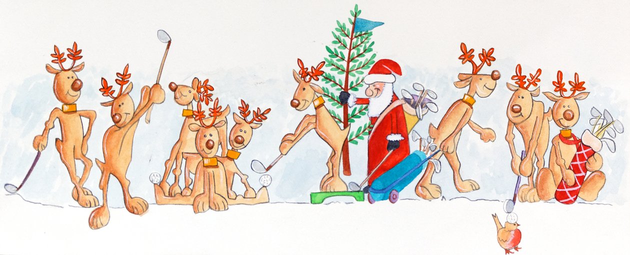 Golfistas Navideños de Tony Todd