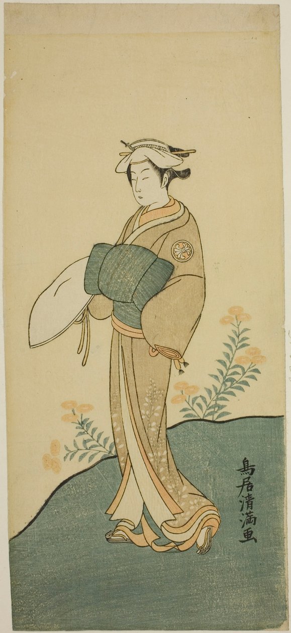 El actor Segawa Kikunojo II de Torii Kiyomitsu I