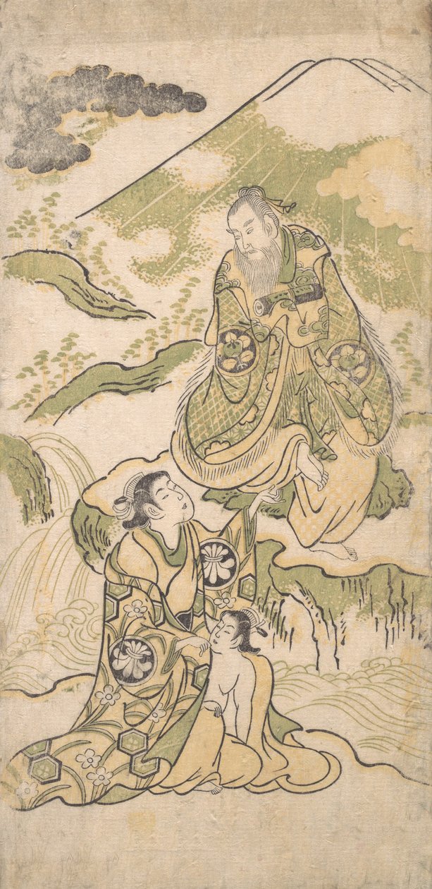 Escena de un drama, ca. 1749 de Torii Kiyonobu I
