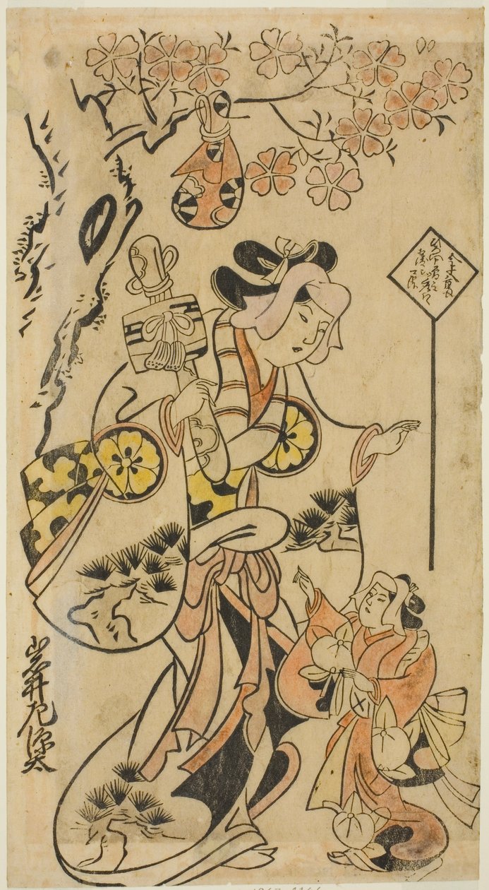 El actor Iwai Sagenta I de Torii Kiyonobu I
