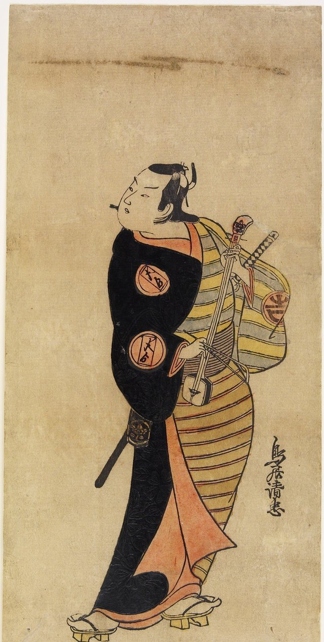 Actor Ichimura Takenoj? IV como el paje Kichisabur?, 1718 de Torii Kiyotada