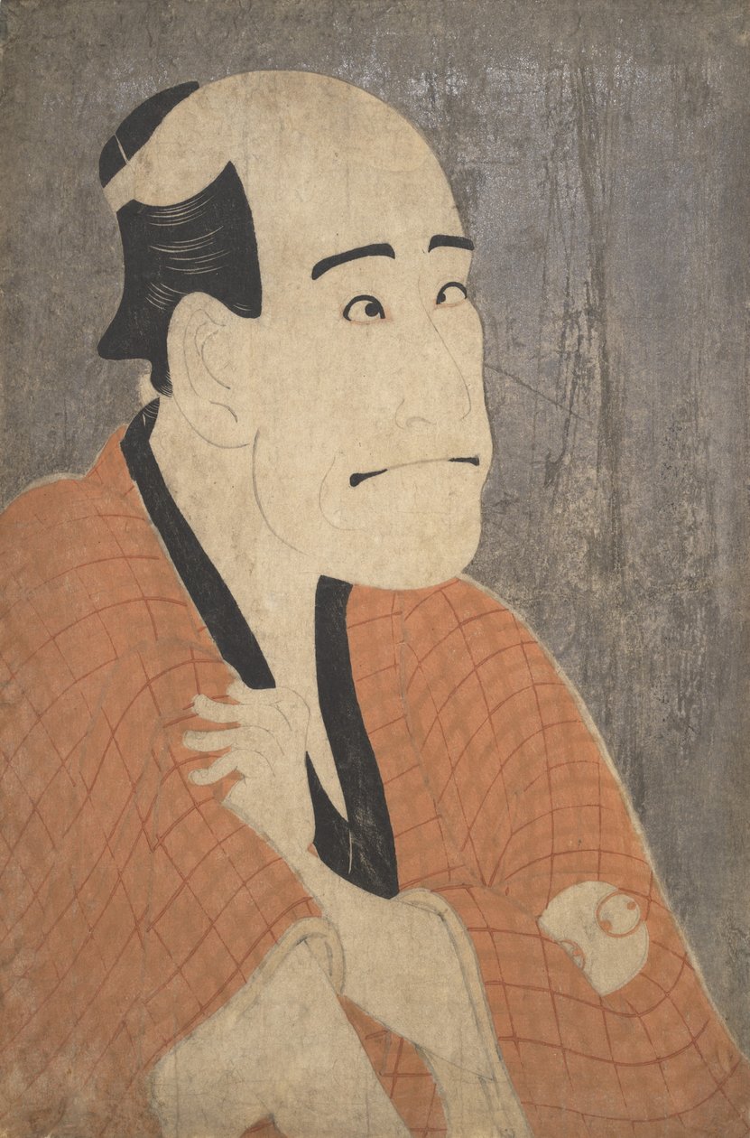 Arashi Ryuzo I como Ishibe Kinkichi en la obra Hana Ayame Bunroku Soga, 1794 de Toshusai Sharaku