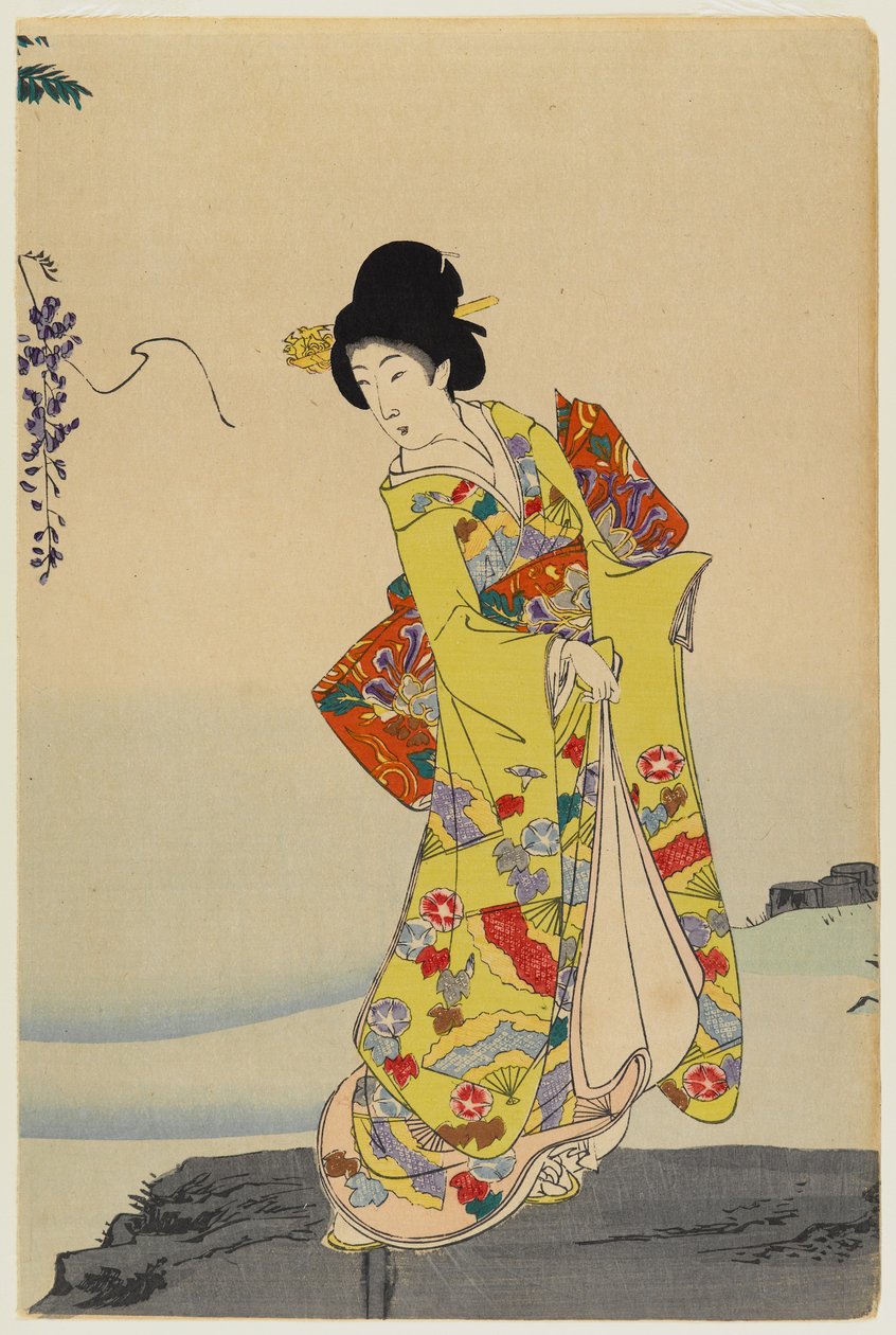 Cortesana, 1897 de Toyohara Chikanobu