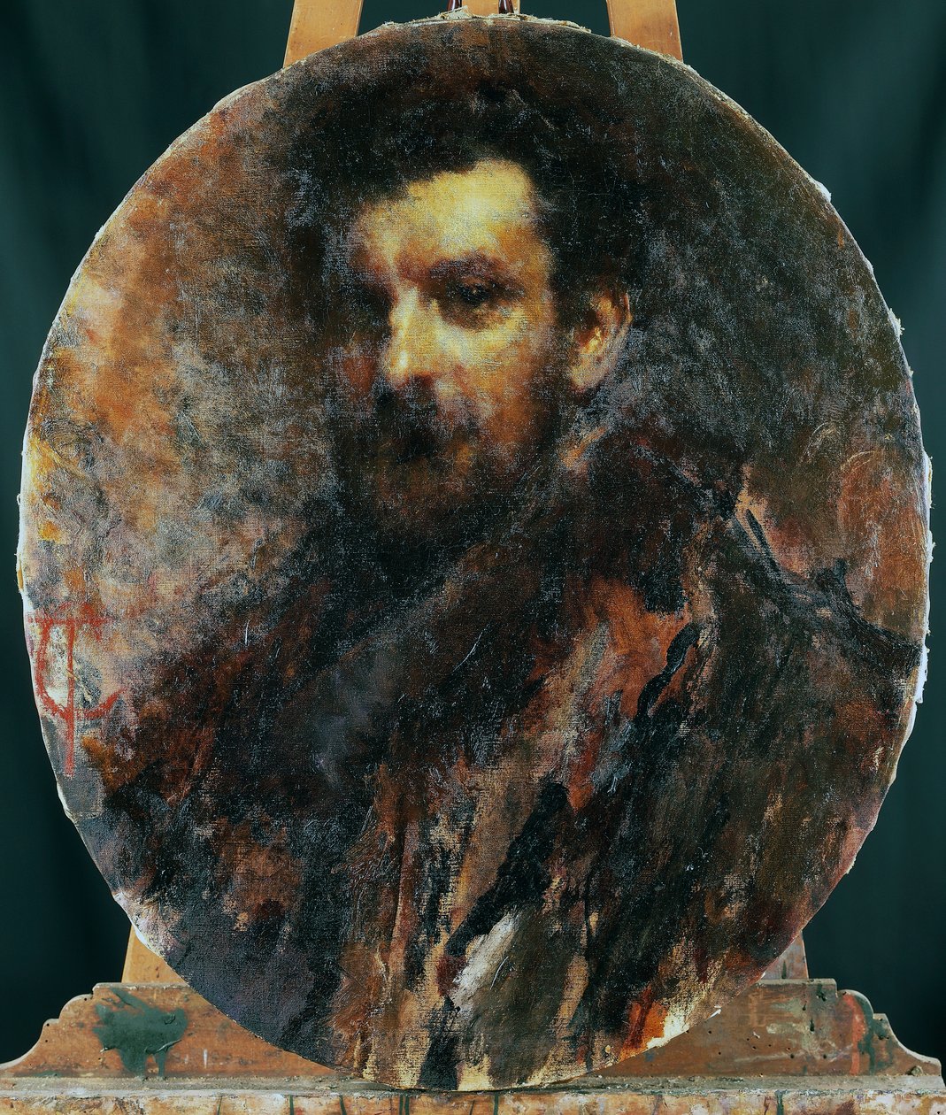 Retrato de Cletto Arrighi, seudónimo de Carlo Righetti (Milán) de Tranquillo Cremona