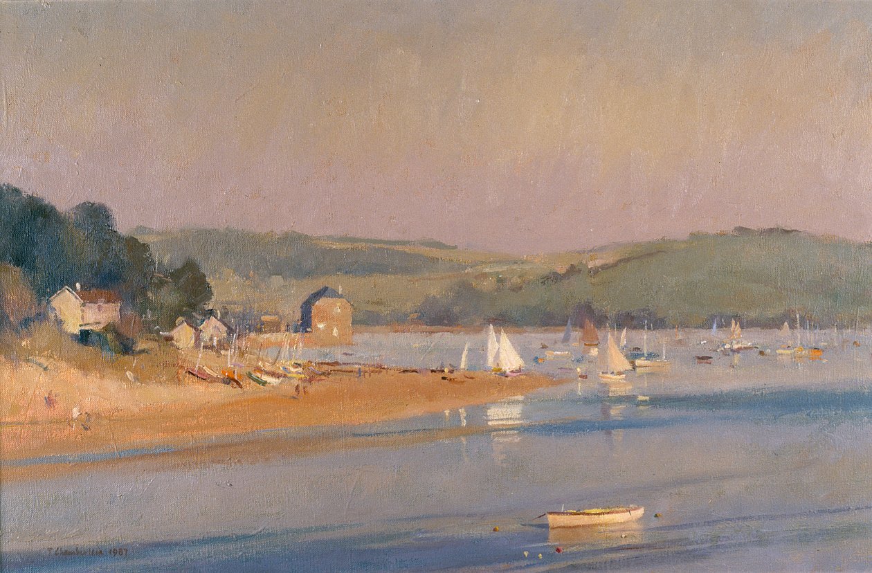 Cálida noche de verano, Cornualles, 1987 de Trevor Chamberlain
