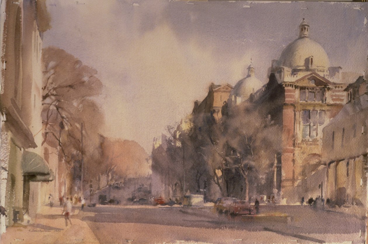 Mañana de invierno, Museo Victoria y Albert, 1990 de Trevor Chamberlain