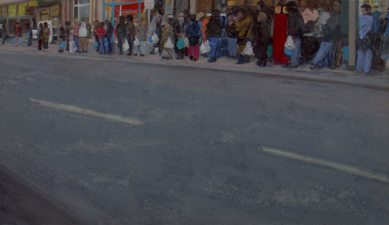 Fin del día, 2010 (óleo sobre lienzo) de Trevor Burgess