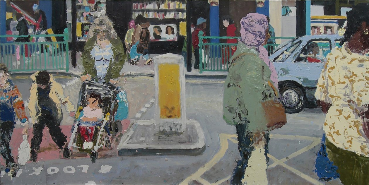 Street, 2003 (óleo sobre lienzo) de Trevor Burgess