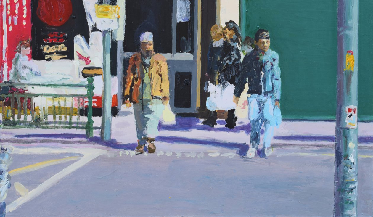 Cruce de calles, 2009 (óleo sobre lienzo) de Trevor Burgess