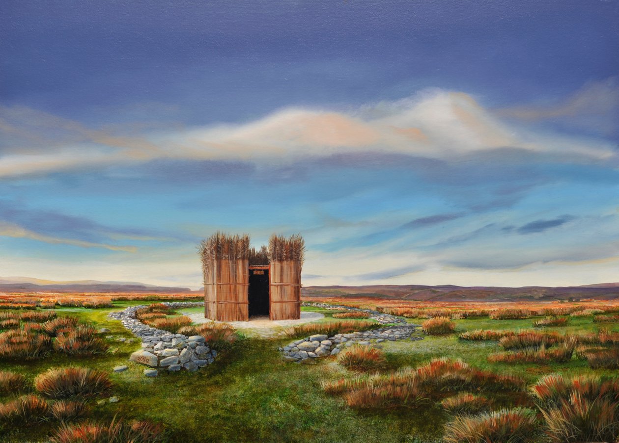 Cabaña beduina en Derbyshire, 2012 de Trevor Neal