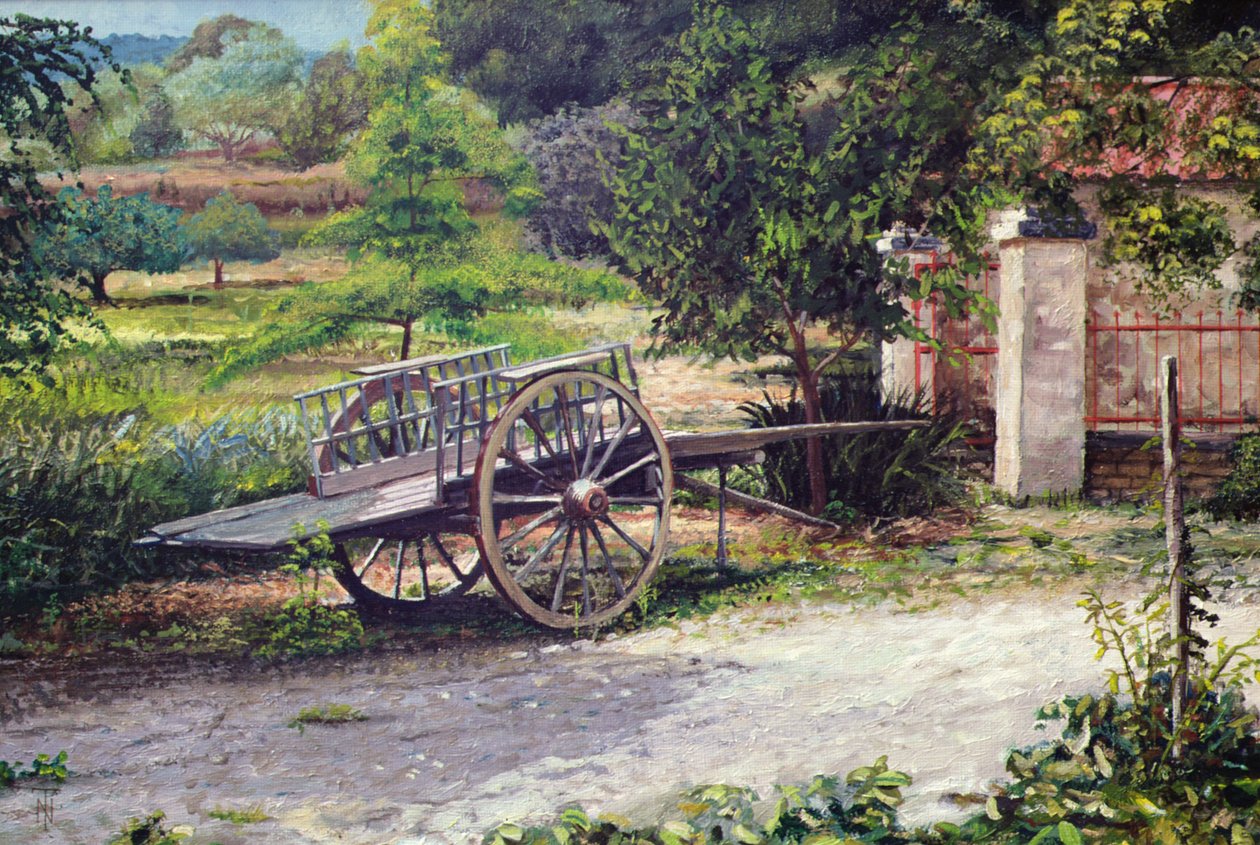 Carro viejo, Vichy, Francia de Trevor Neal