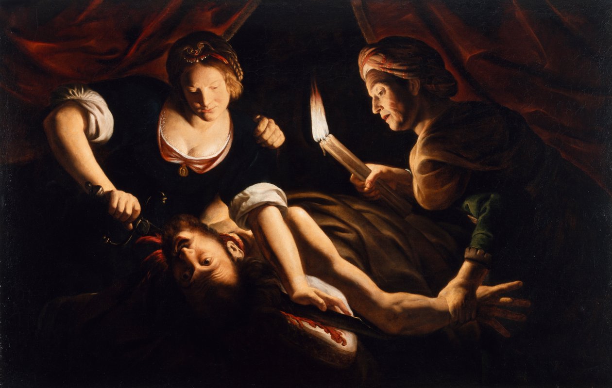 Judith cortando la cabeza de Holofernes de Trophime Bigot