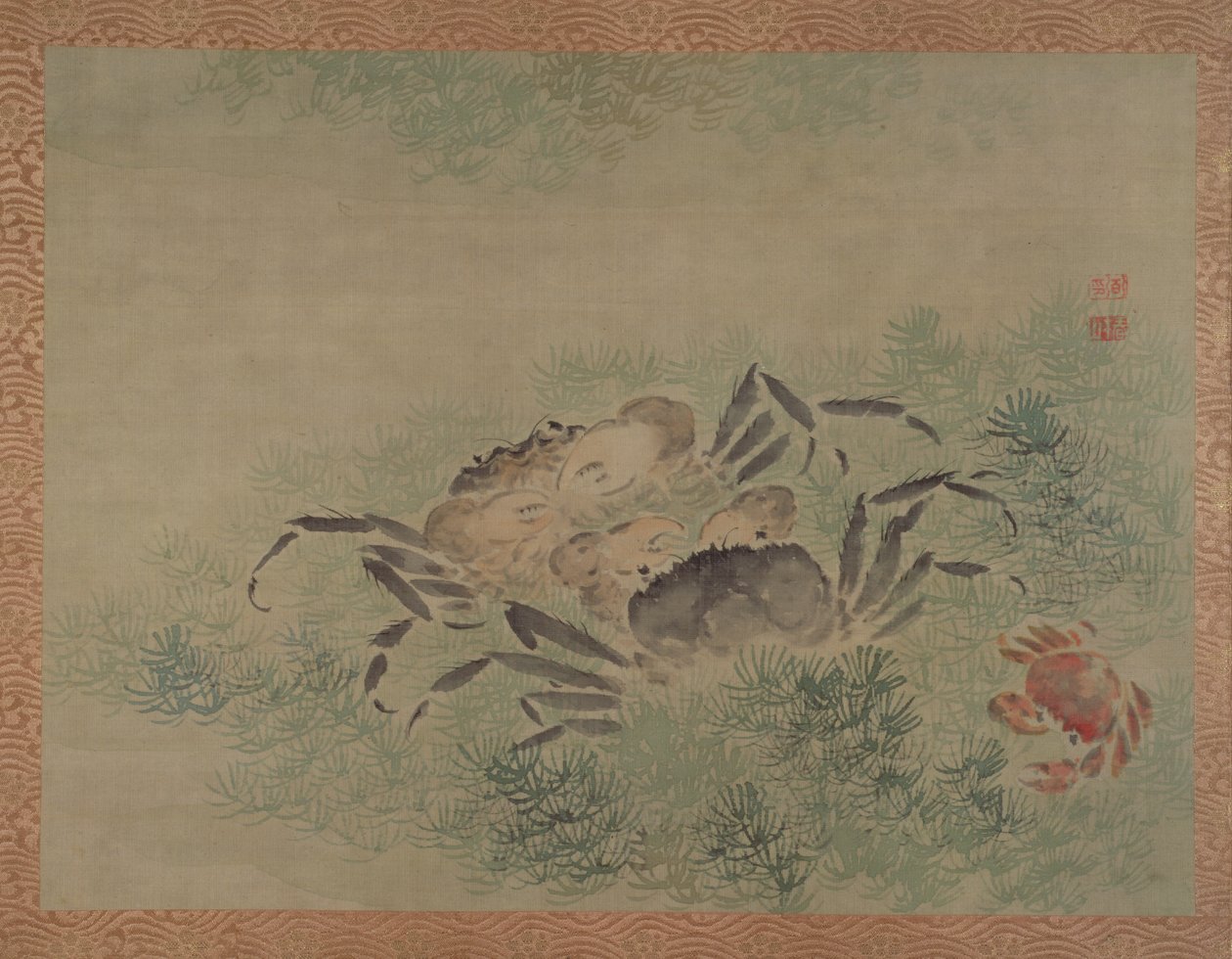 Cangrejos, 1851 de Tsubaki Chinzan