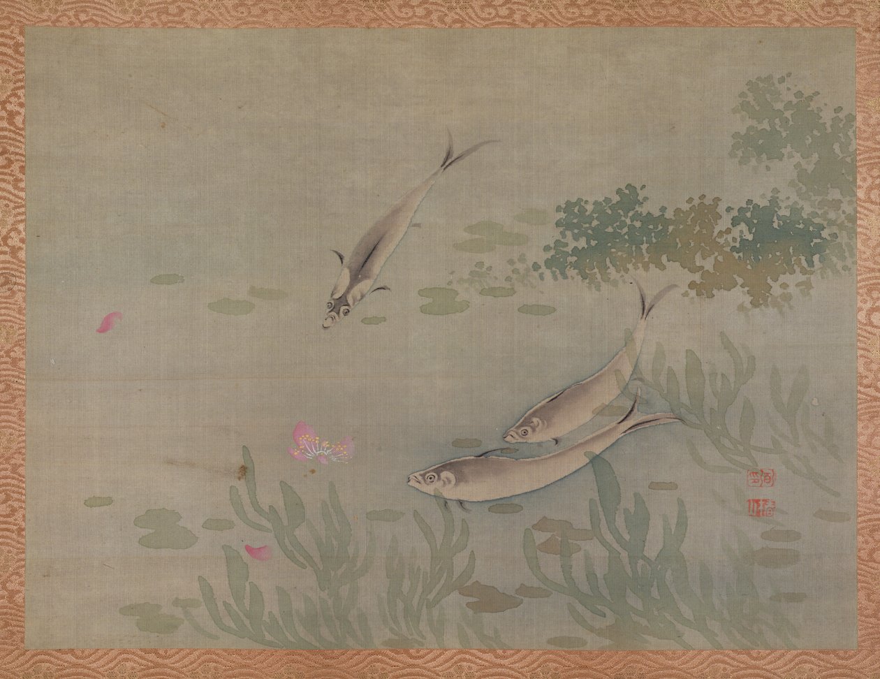 Peces, 1851 de Tsubaki Chinzan