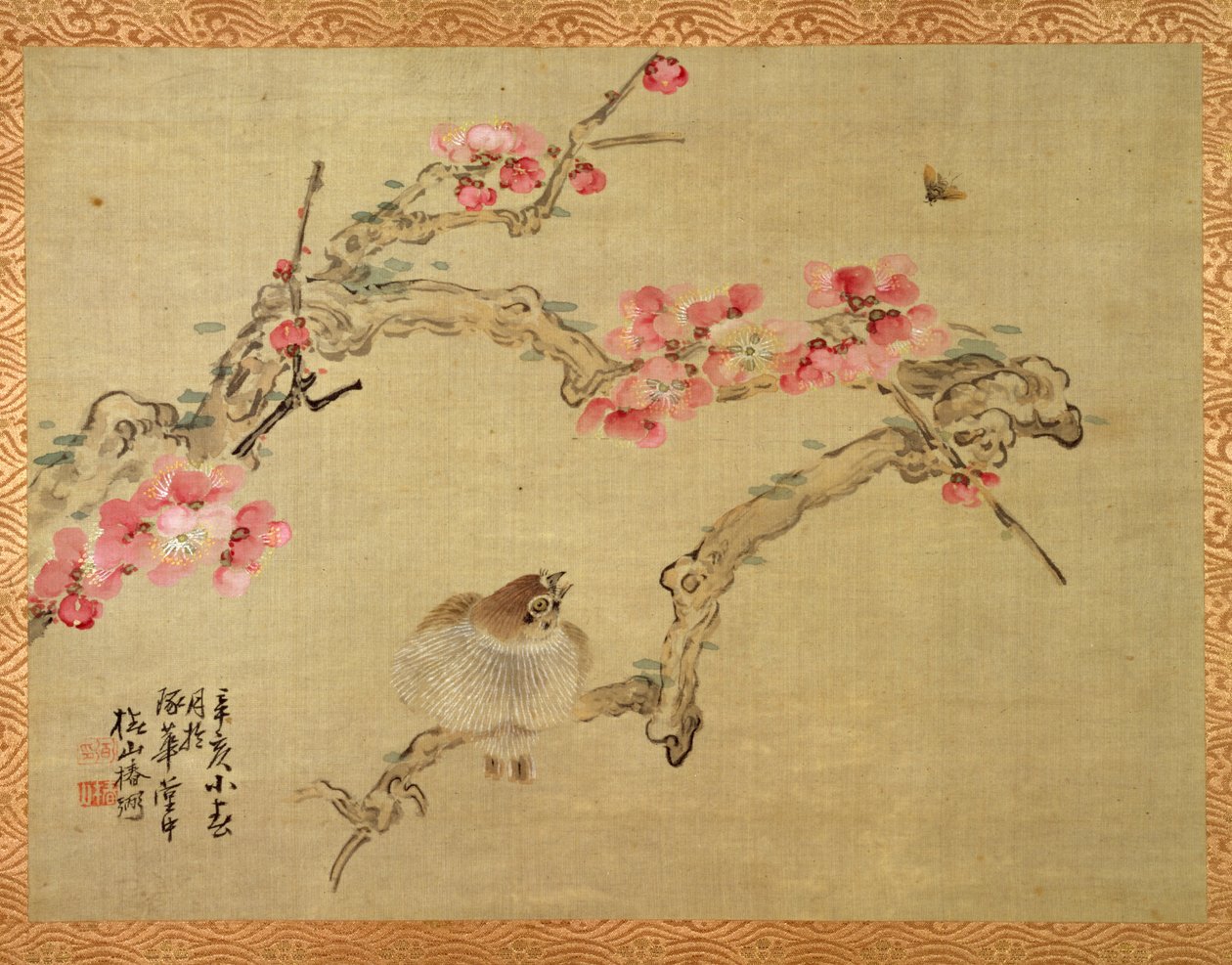Flor de árbol y pájaro, 1851 de Tsubaki Chinzan