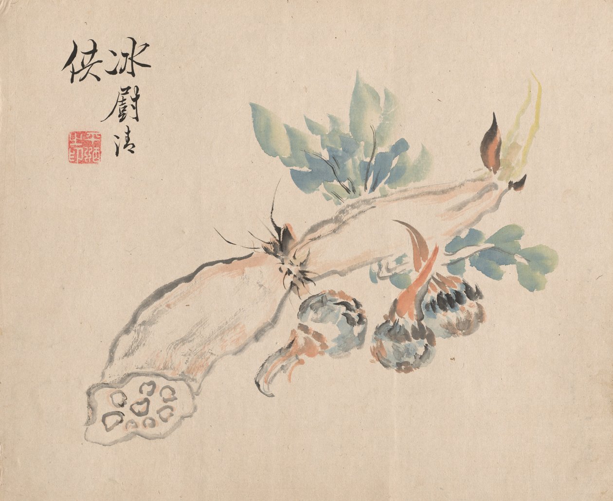 Raíz de loto y lengua de víbora de Tsubaki Chinzan