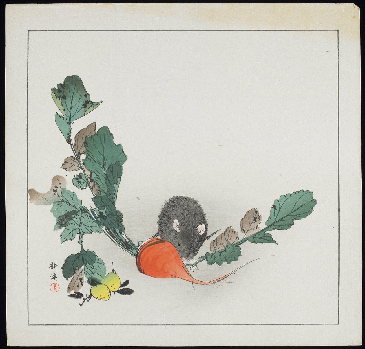 Ratón y zanahoria de Tsukioka Kogyo