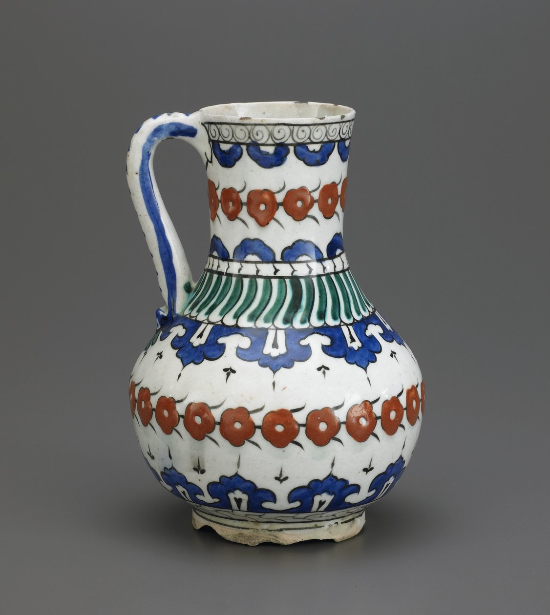 Jarra, Iznik, dinastía Otomana, siglos XVI-XVII de Turkish School