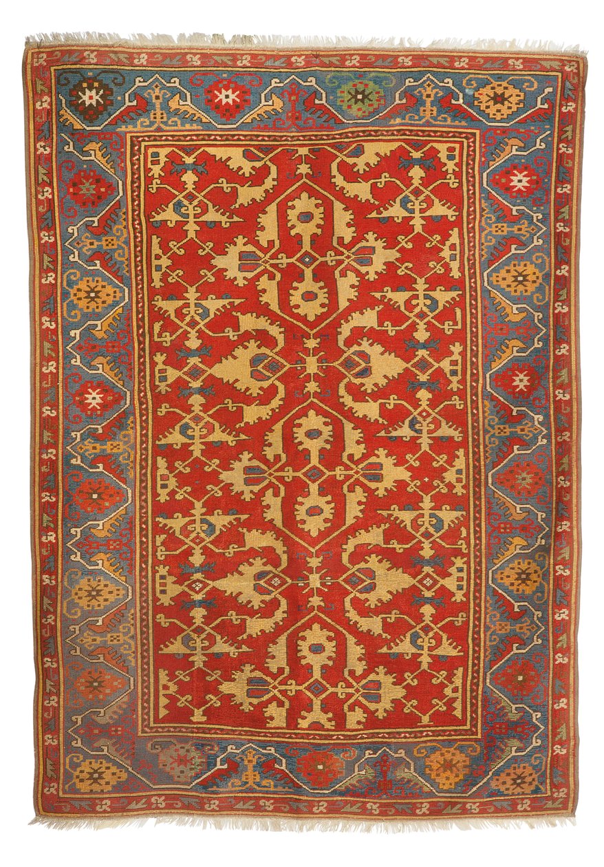 Alfombra "Lotto", probablemente Ushak, Anatolia Occidental, finales del siglo XVI de Turkish School
